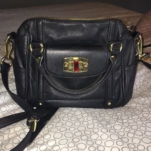 Black target purse